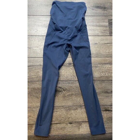 Seraphine Pants - Seraphine Maternity Leggings Blue Size Small S